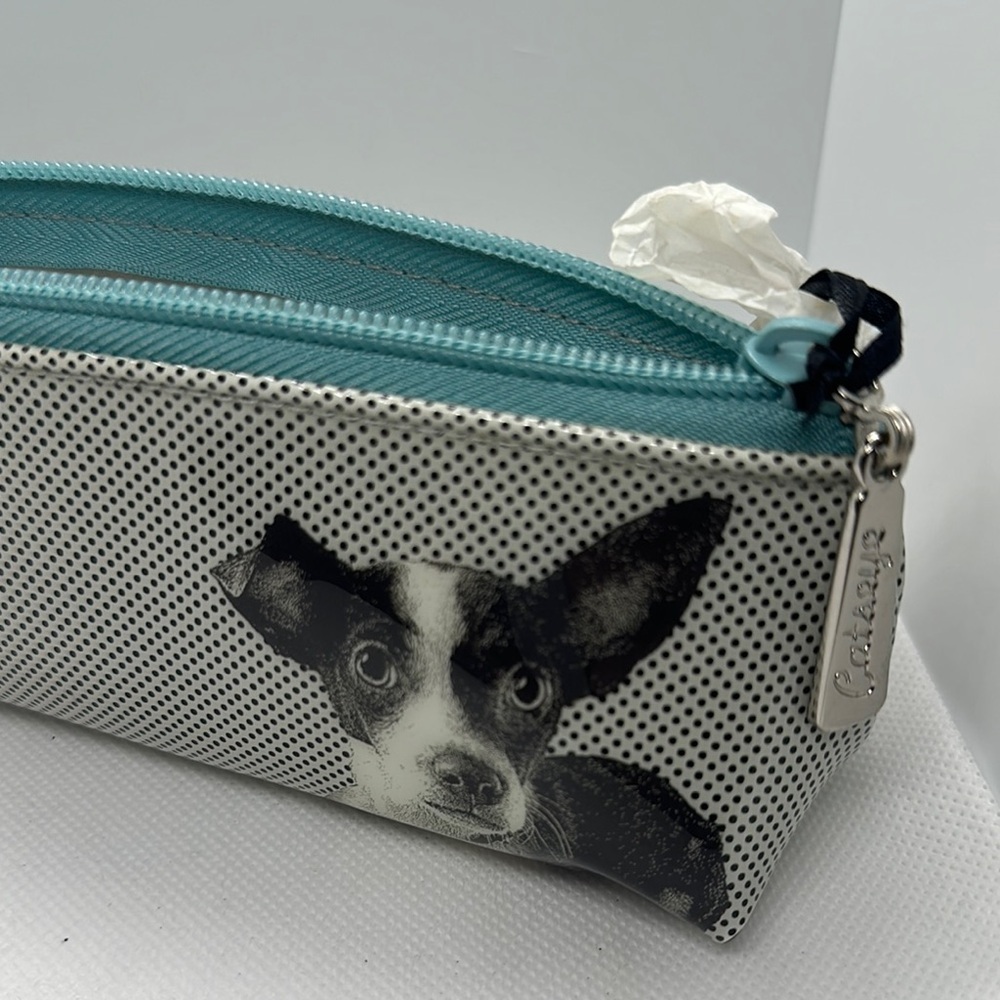 Catseye London Etching Dog Long Cosmetic/Pencil Case - New with Tags! - Picture 14 of 16